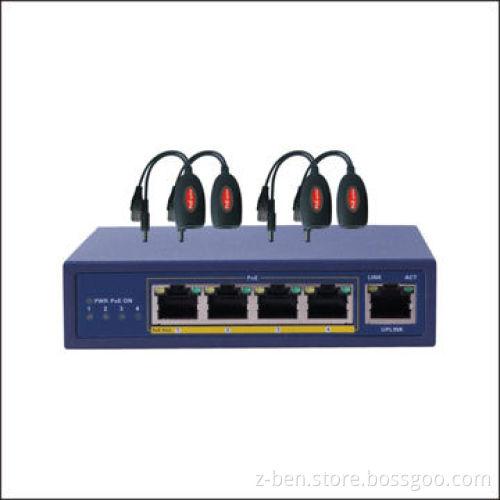Power Video Balun with 4CH Power Video